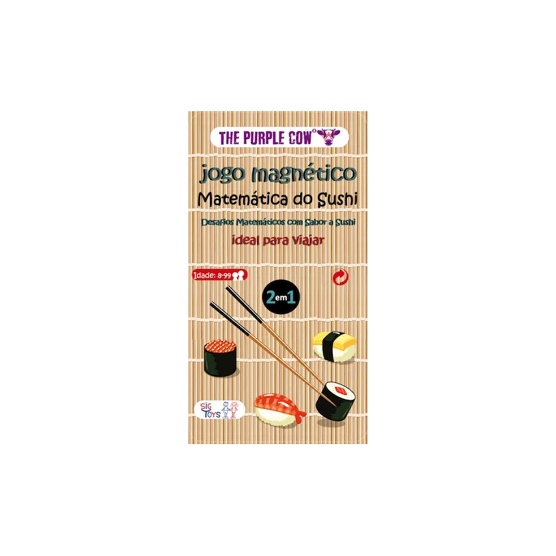 Imagem do produto  The Purple Cow Jogo Magnético Matemática do Sushi