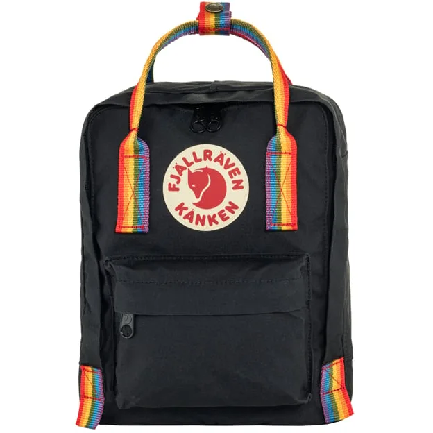 Imagem do produto  Fjallraven Kanken Mochila Rainbow Mini Black-Rainbow Pattern
