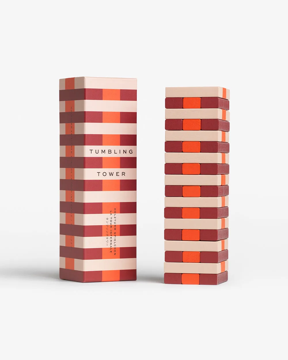Capa do livro Printworks Tumbling Tower Verde e Azul de Printworks