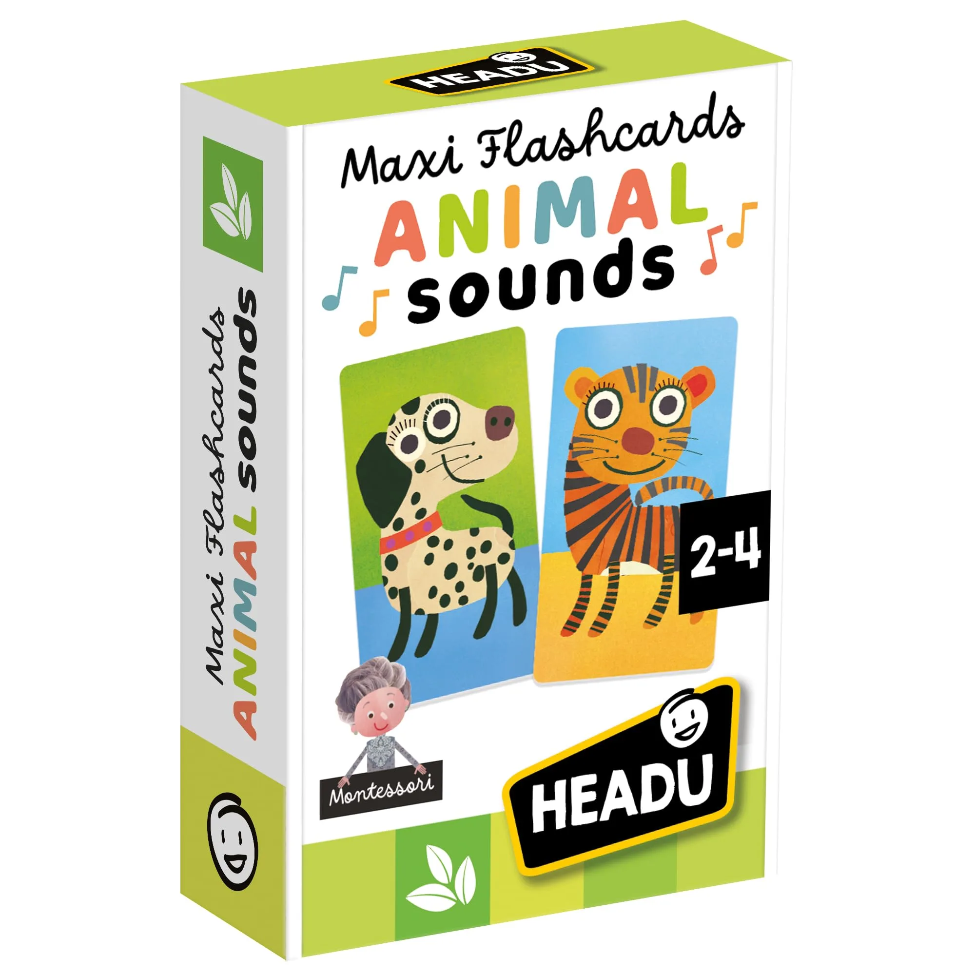 Imagem do produto  Headu Montessori Maxi Flashcards - Animal Sounds