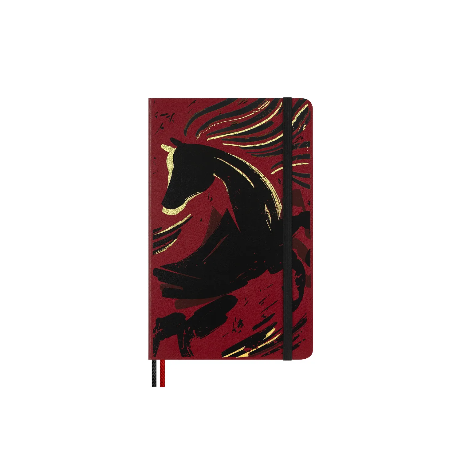 Imagem do produto  Moleskine Caderno Capa Dura Grande Pautado Year of the Horse Bordeaux