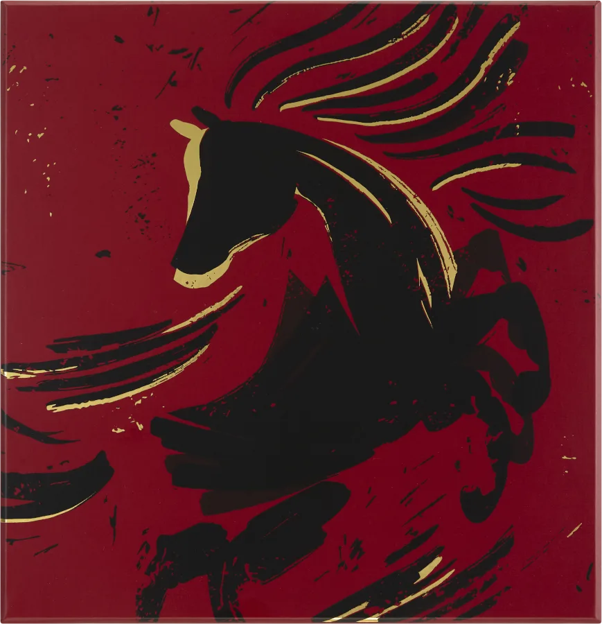 Imagem do produto  Moleskine Box Year of the Horse Caderno Capa Dura Grande Pautado + 4 Lápis Blackwing