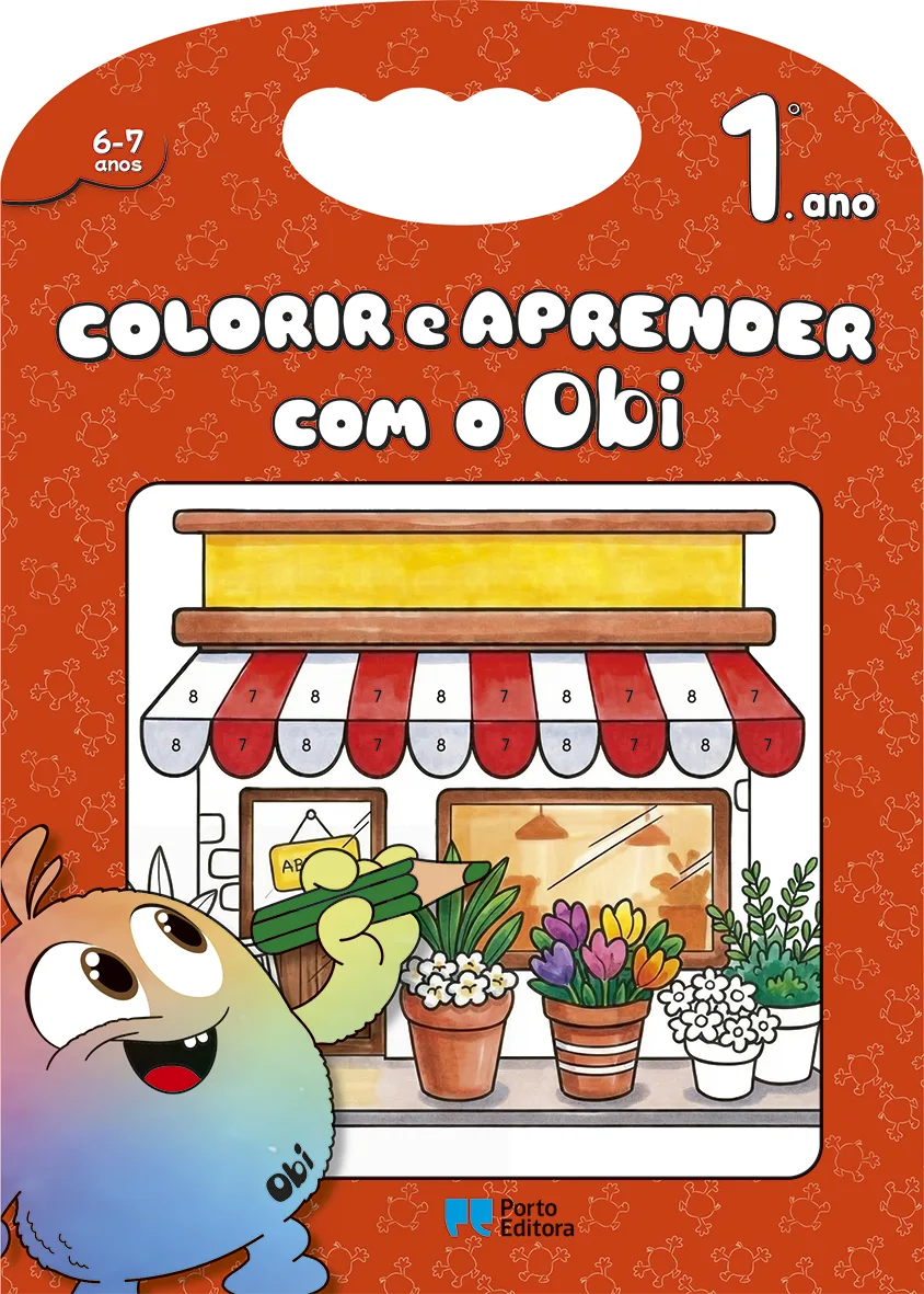 Imagem do produto  Colorir e aprender com o Obi - 1.º ano - 6-7 anos