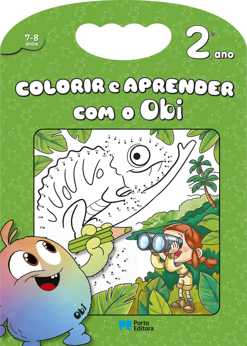 Imagem do produto  Colorir e aprender com o Obi - 2.º ano - 7-8 anos