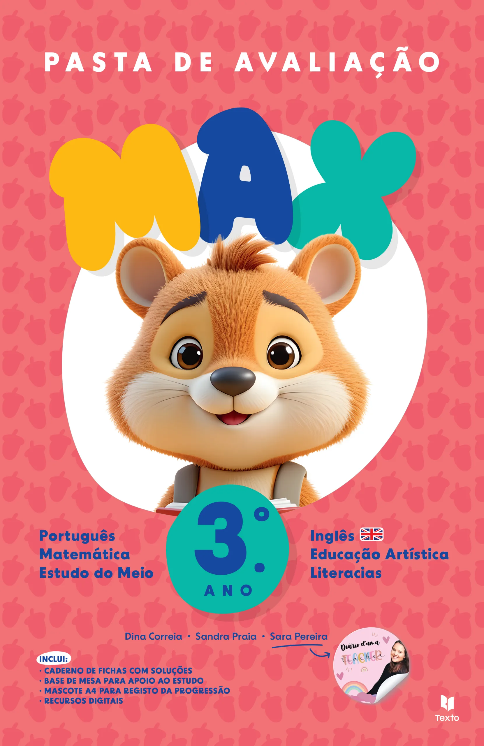 Imagem do produto  Max Fichas de Avaliação 3.º ano