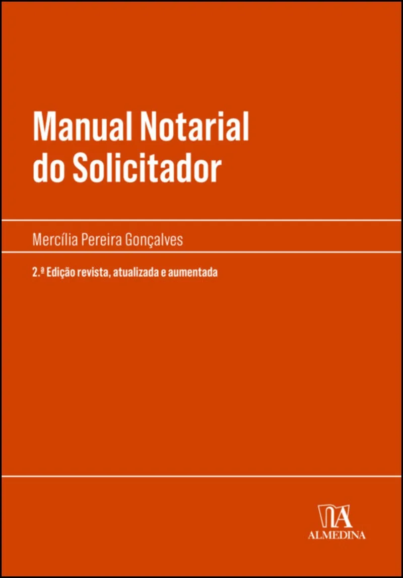 Imagem do produto  Manual Notarial do Solicitador