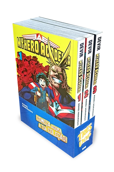 Imagem do produto  Pack My Hero Academia 1+2+3