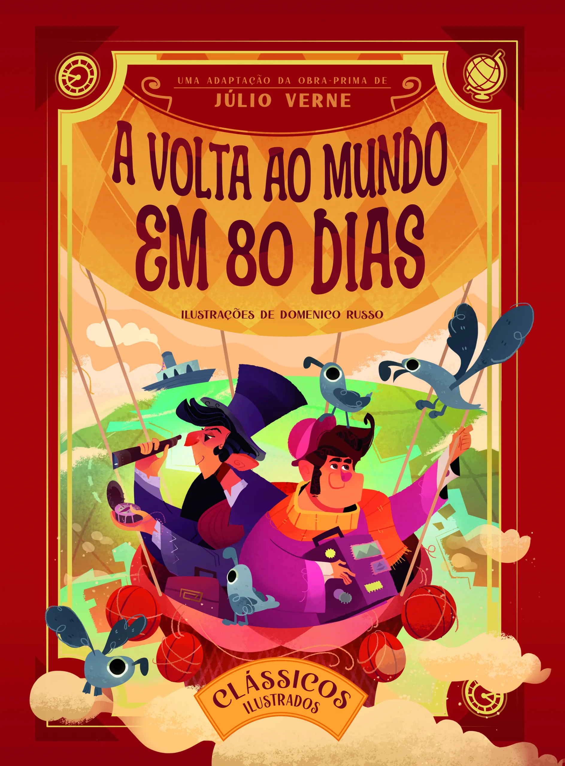 Imagem do produto  Clássicos Ilustrados - A Volta ao Mundo em 80 Dias