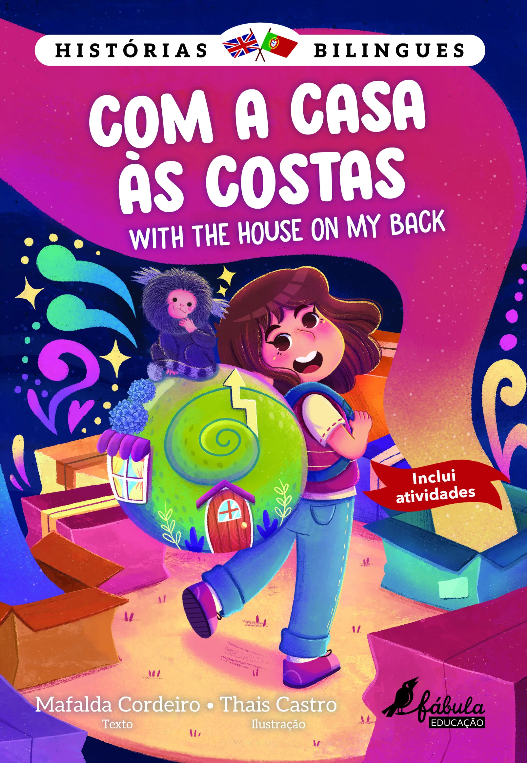 Imagem do produto  Histórias Bilingues 5 - Com a Casa às Costas