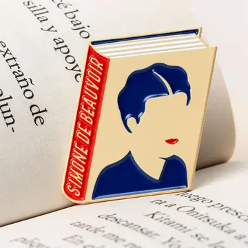 Imagem do produto  Judy K Pin Simone de Beauvoir