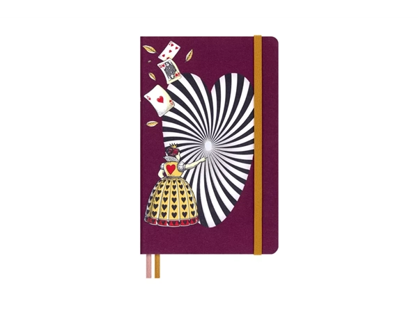 Imagem do produto  Moleskine Caderno Capa Dura Grande Liso Alice in Wonderland