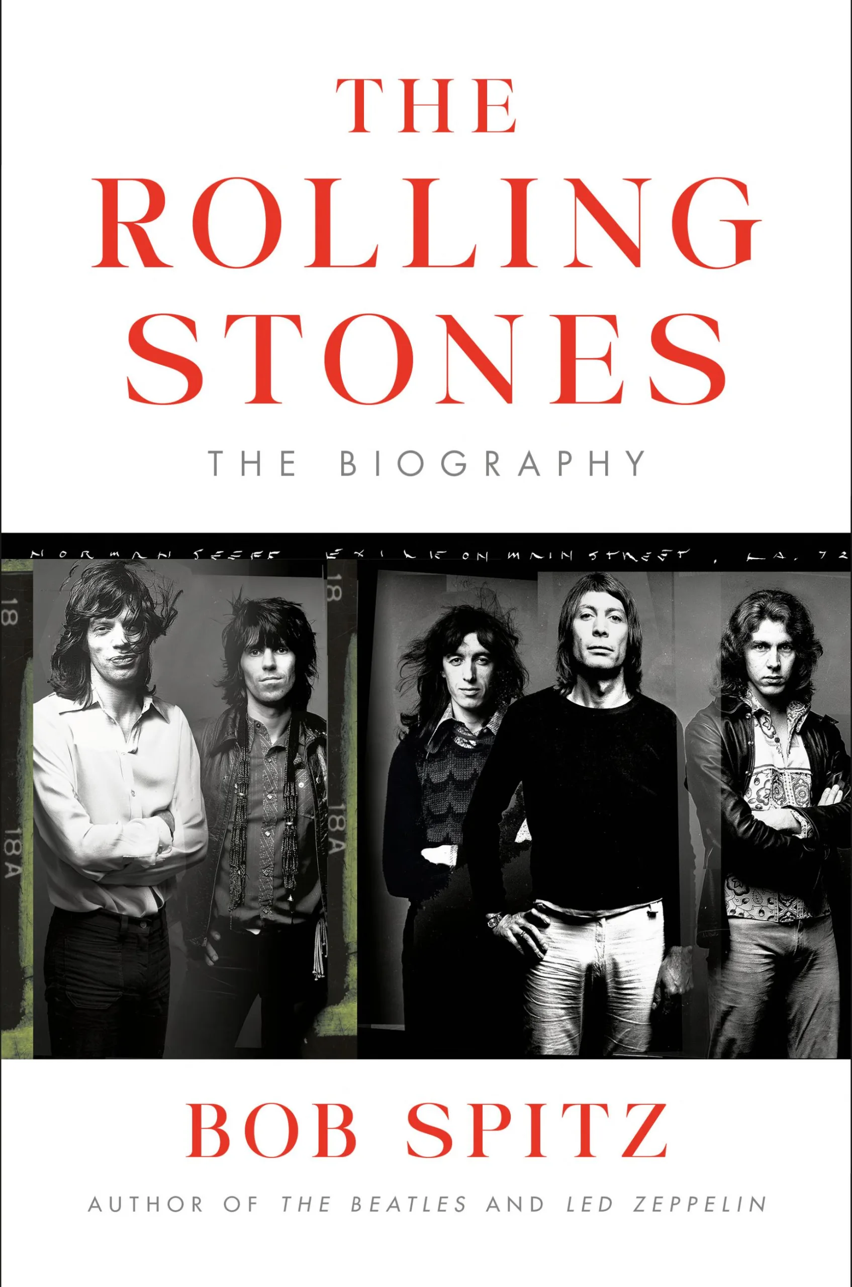 Capa do livro The Rolling Stones de Bob Spitz