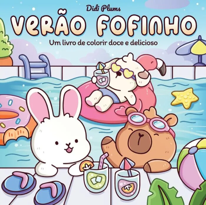 Imagem do produto  Verão Fofinho - Livro de Colorir