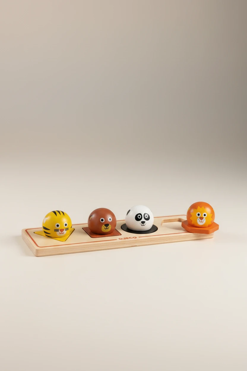 Djeco Puzzle com Animais Ball n' Co