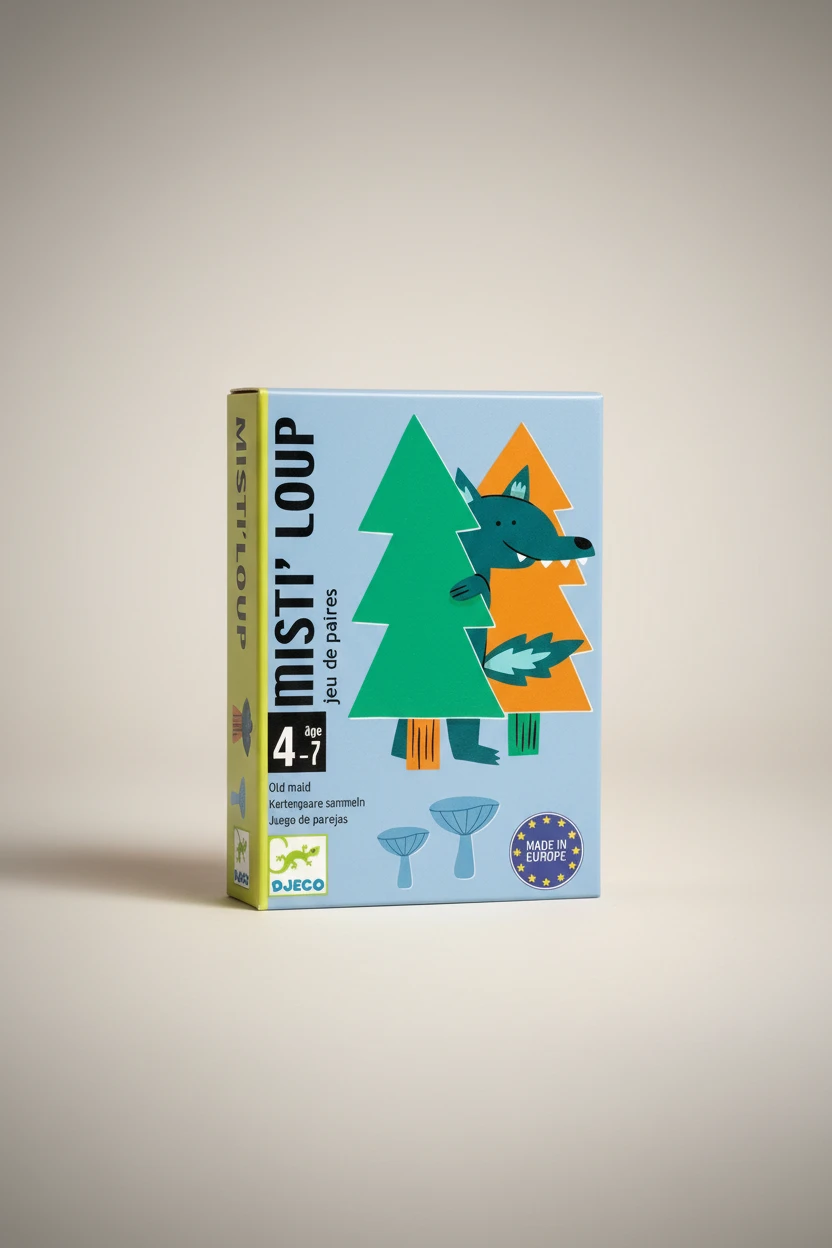 Imagem do produto  Djeco Jogo de Cartas Misti'Loup