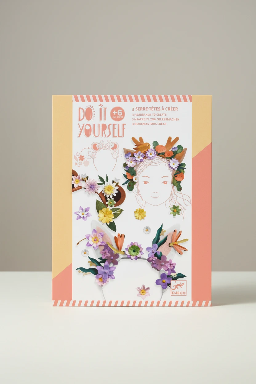 Imagem do produto  Djeco Cria Bandoletes de Flores Flower friends