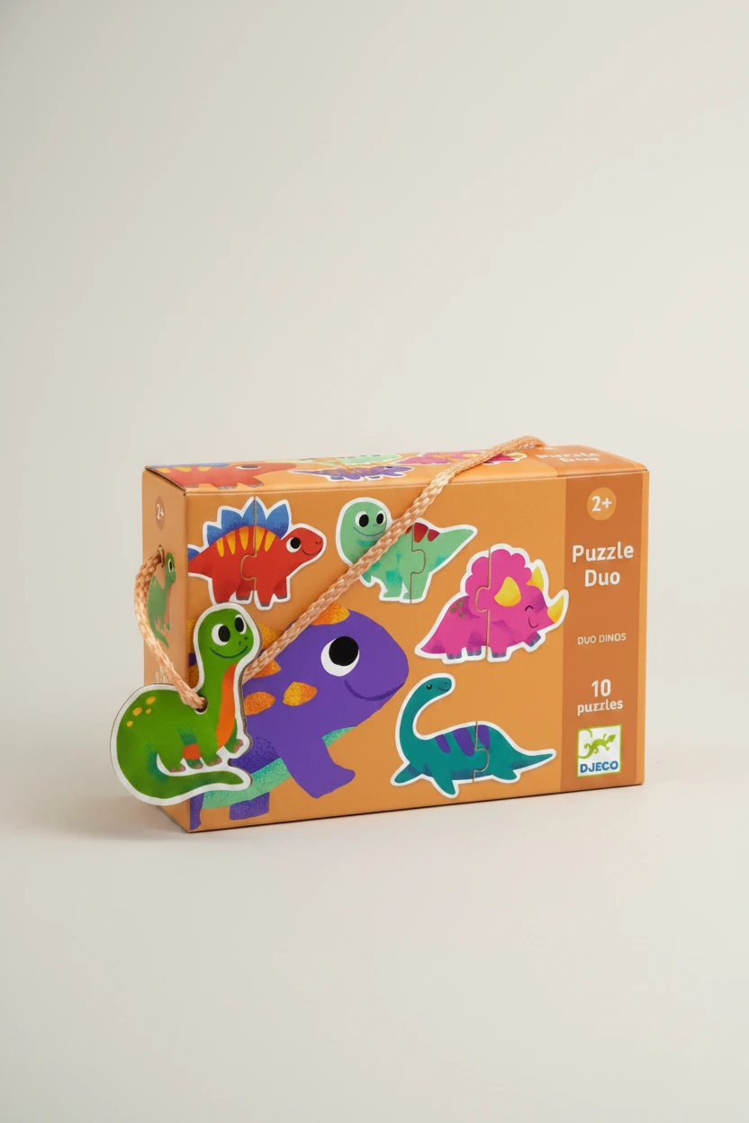 Imagem do produto  Djeco Puzzle Duo - Dinossauros