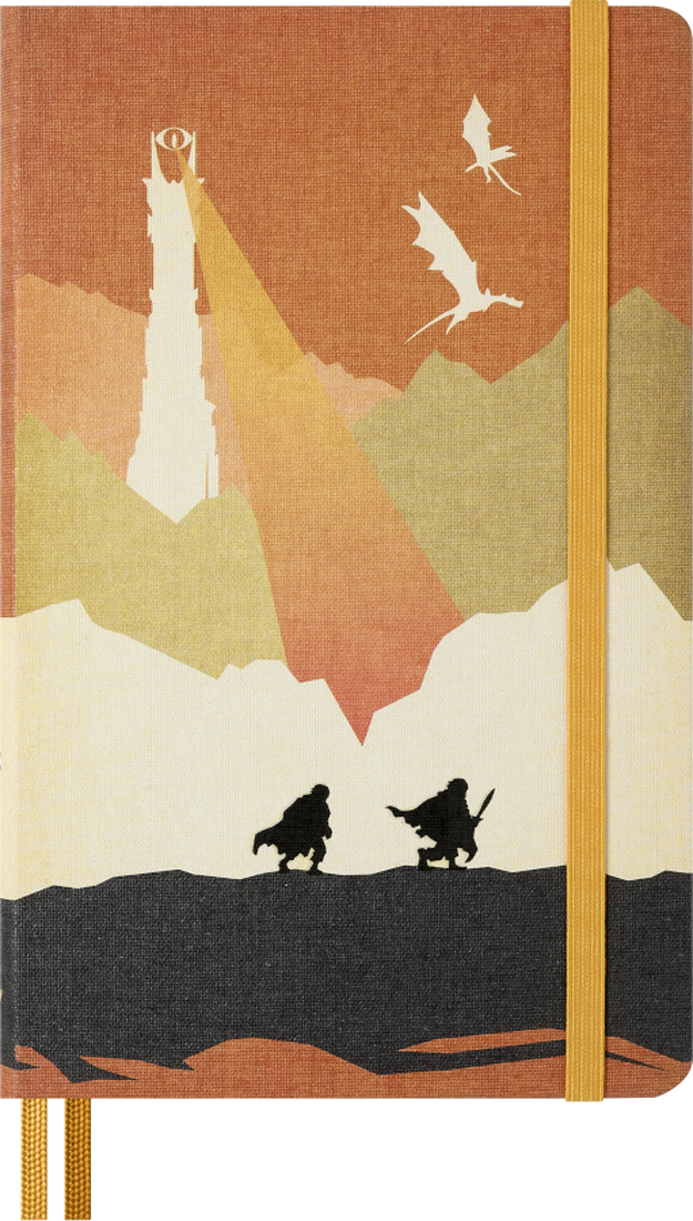 Imagem do produto  Moleskine Caderno Capa Dura Grande Liso Lord of the Rings Frodo & Sam