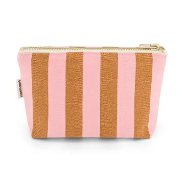 Imagem do produto  Rose in April Necessaire Sofia Riscas Caramelo / Morango
