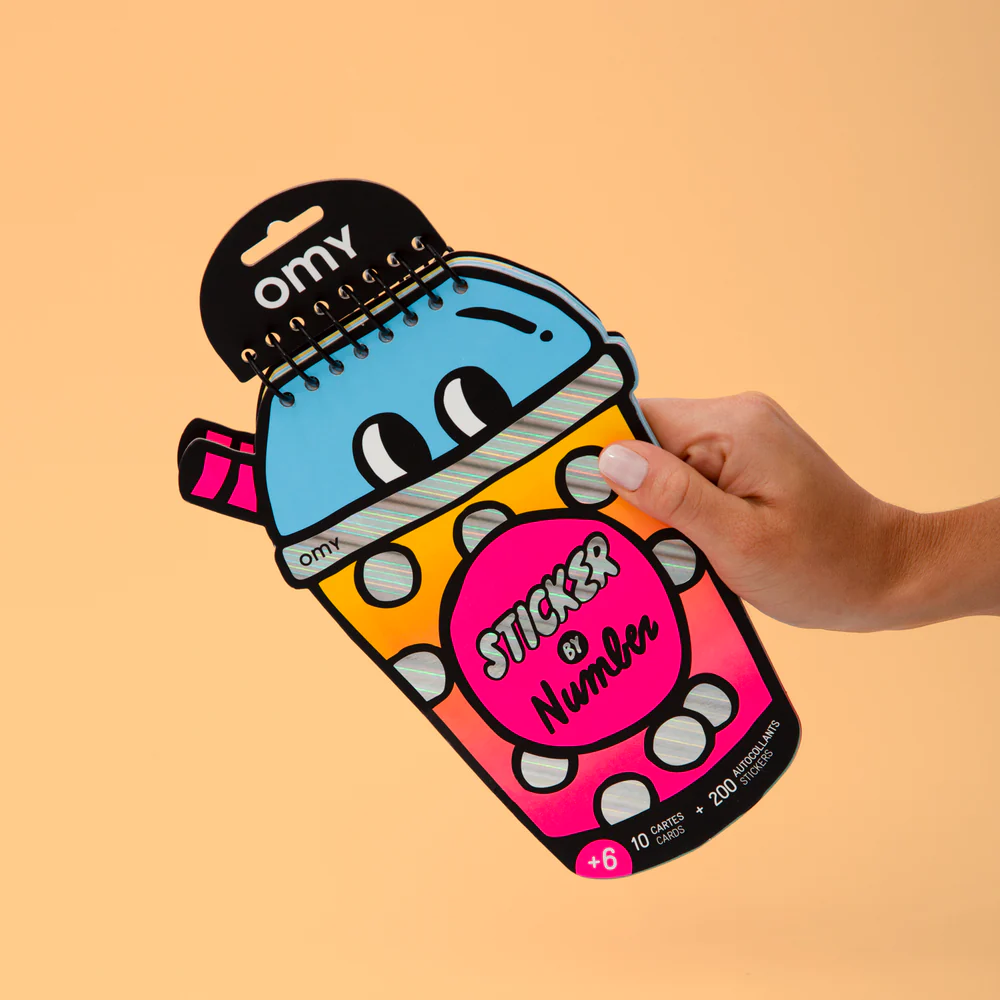 Imagem do produto  Omy Caderno de Autocolantes Bubble Tea