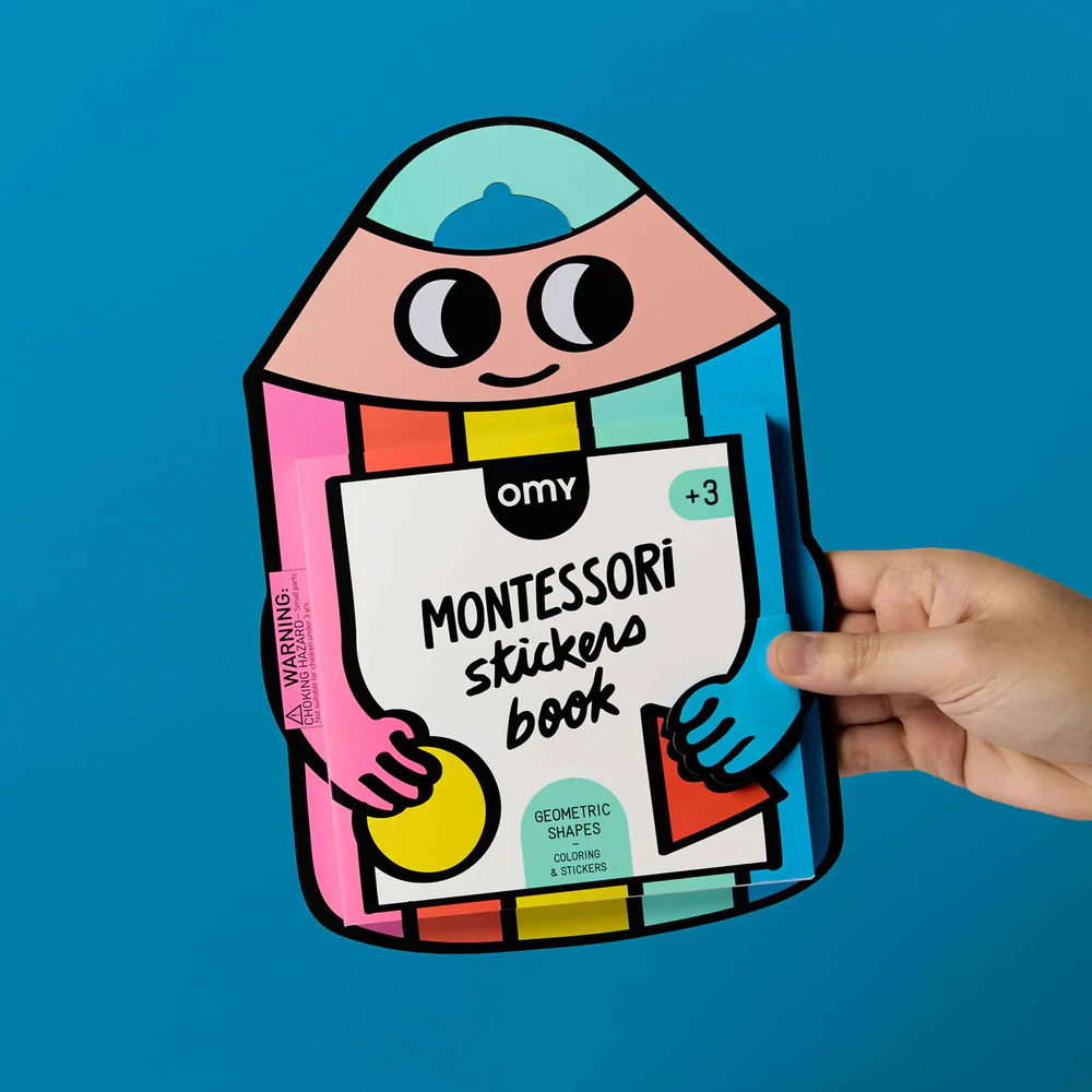 Imagem do produto  Omy Montessori Livro de Autocolantes Formas