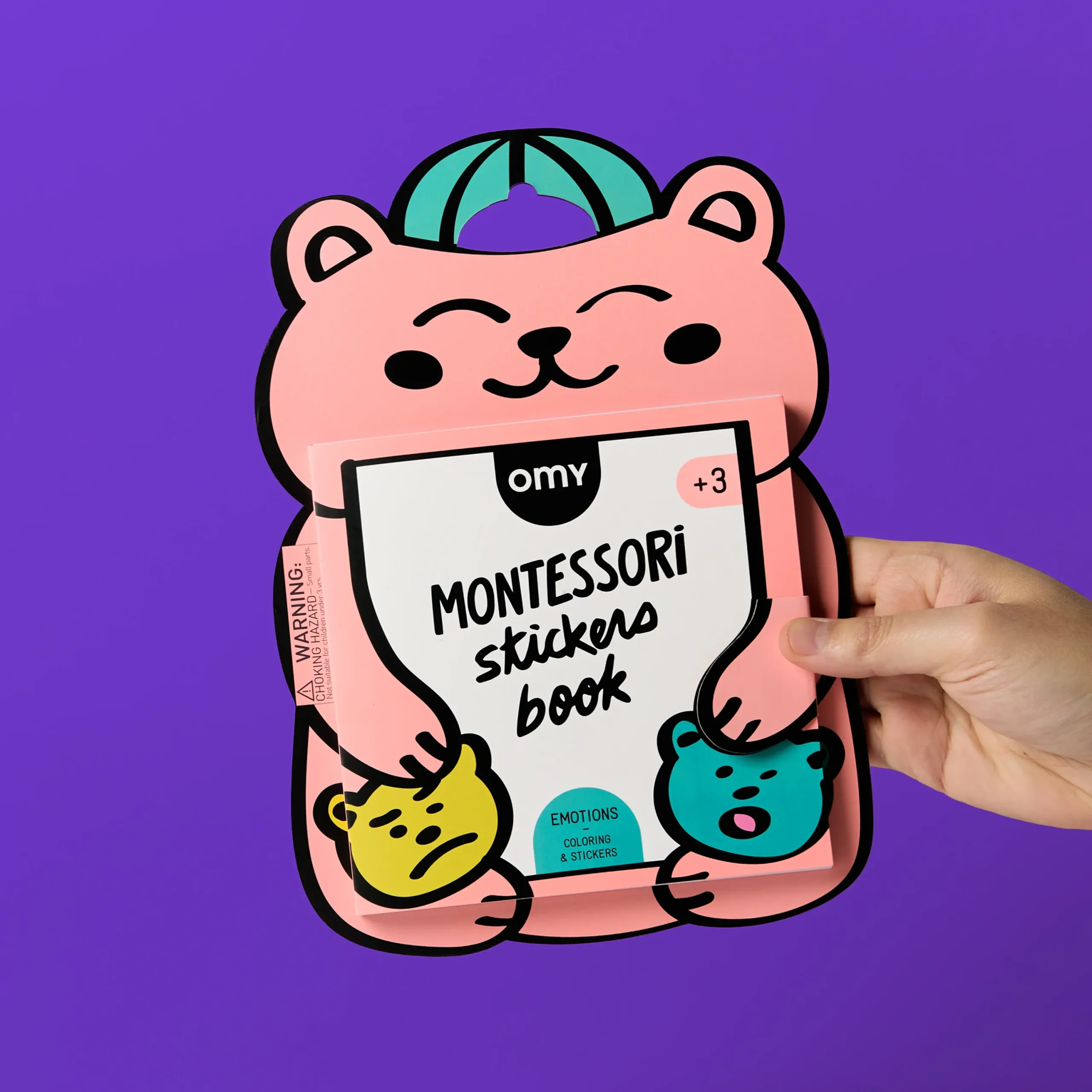 Imagem do produto  Omy Montessori Livro de Autocolantes Emoções