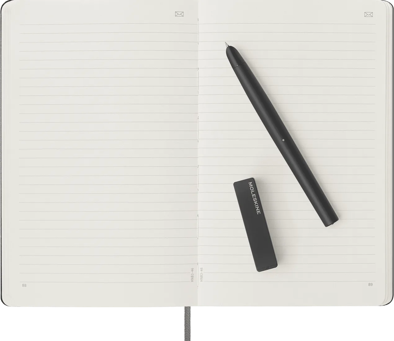 Imagem do produto  Moleskine Smart Pen3 + Smart Caderno Grande Preto