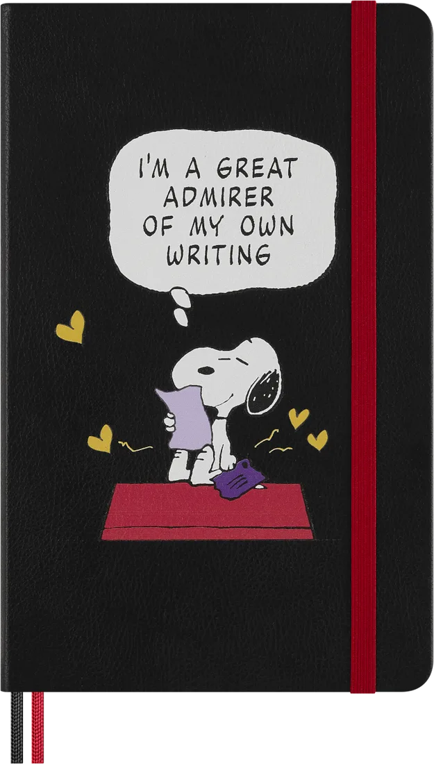 Imagem do produto  Moleskine Caderno Capa Dura Peanuts Snoopy Admirer Grande Pautado