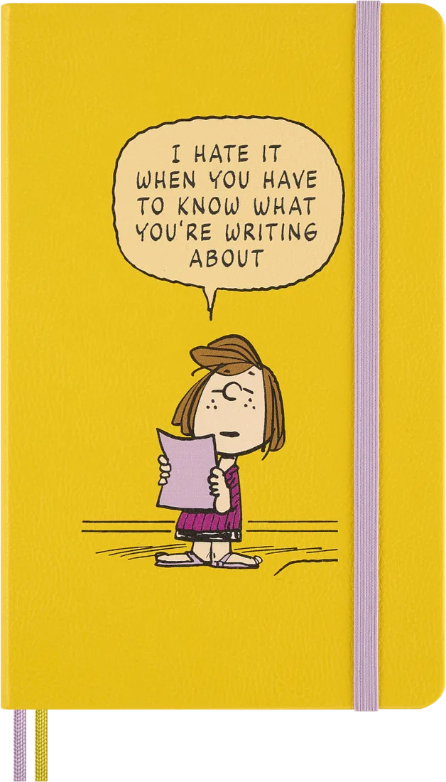 Imagem do produto  Moleskine Caderno Capa Dura Peanuts Patty Grande Pautado