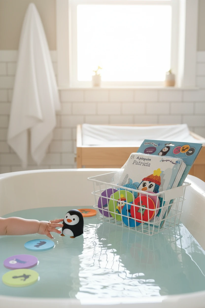 Imagem do produto  Amigos do Banho - A Pinguim Patrícia