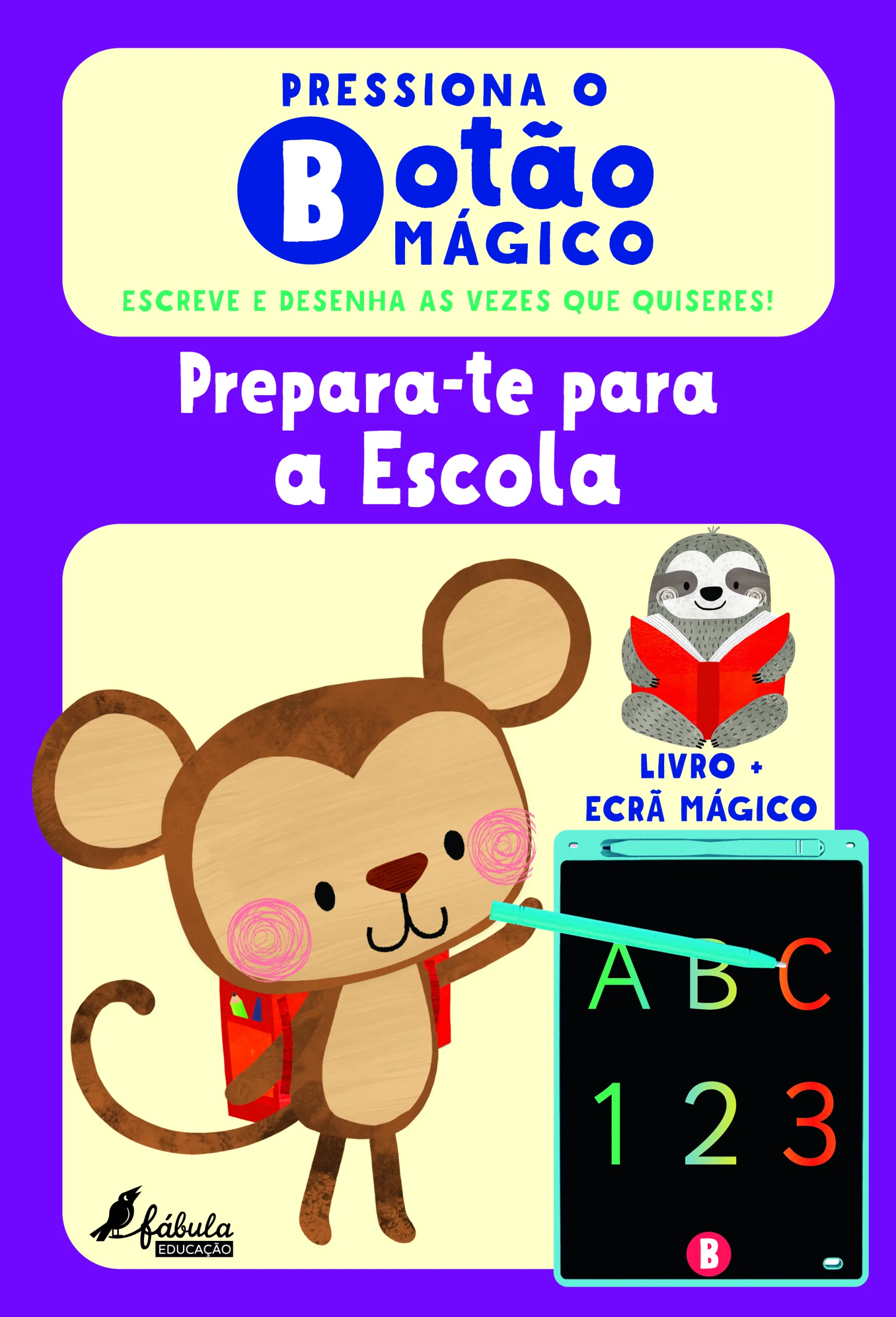 Imagem do produto  Pressiona o Botão Mágico - Prepara-te para a Escola