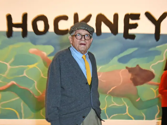 Retrato de David Hockney