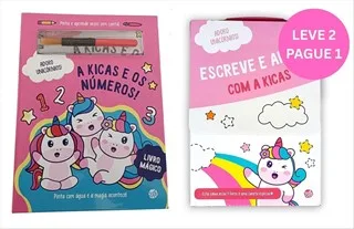 Imagem do produto  Adoro Unicórnios! Caixa com 4 Minilivros e a Kikas e Os Números