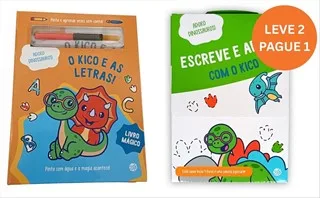 Imagem do produto  Adoro Dinossauros! Caixa com 4 Minilivros e O Kiko e As Letras