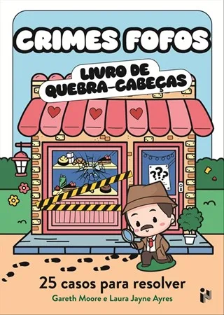 Imagem do produto  Crimes Fofos - 25 Casos para Resolver - Livro de Quebra-Cabeças
