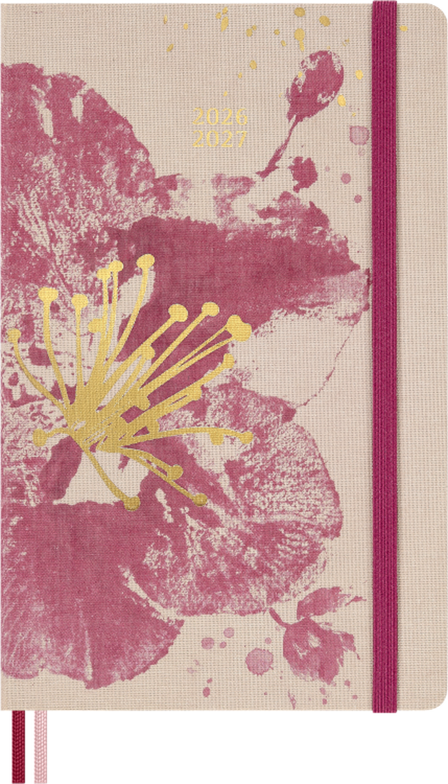 Imagem do produto  Moleskine Agenda 18 Meses 2026-2027 Semanal Capa Dura Grande Sakura