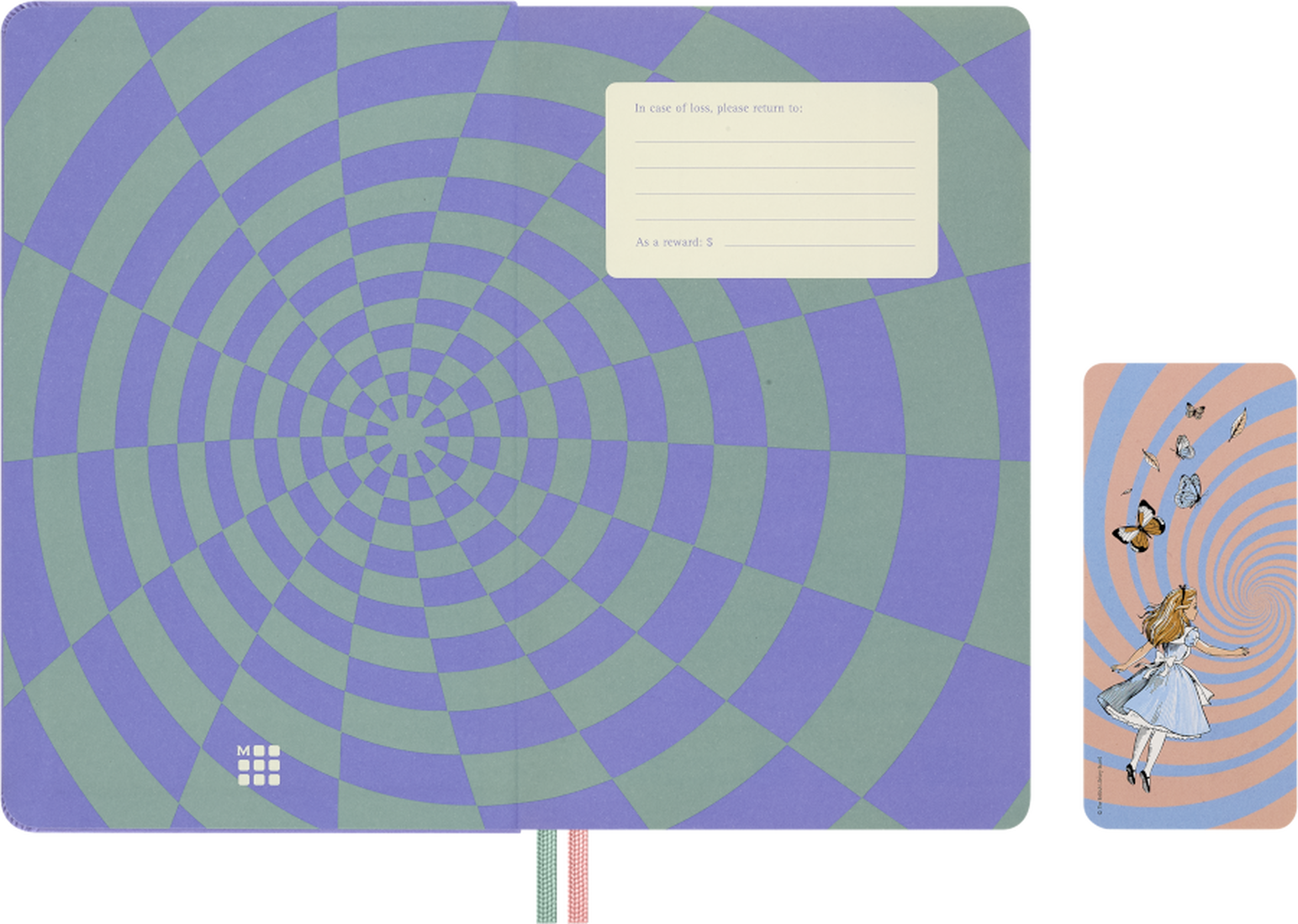 Moleskine Agenda 18 Meses 2026-2027 Semanal Capa Dura Grande Alice in Wonderland