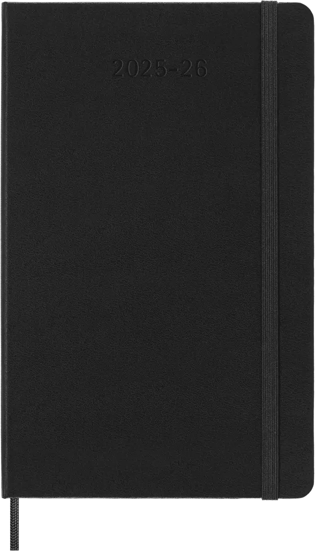 Imagem do produto  Moleskine Agenda 18 Meses 2026-2027 Diária Capa Dura Grande Preta