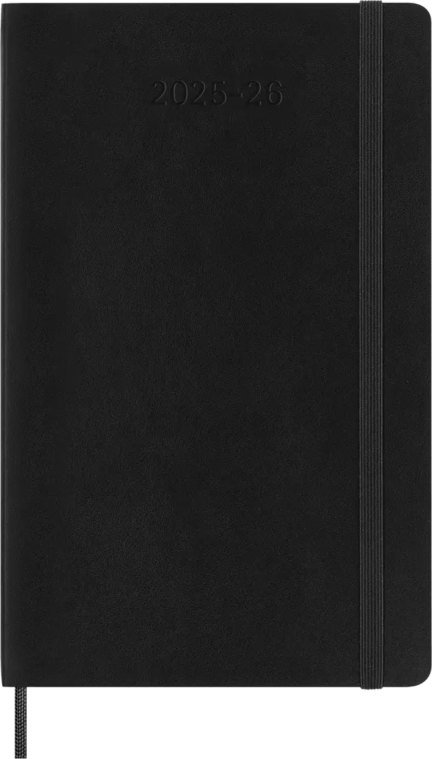 Imagem do produto  Moleskine Agenda 18 Meses 2026-2027 Diária Capa Soft Grande Preta