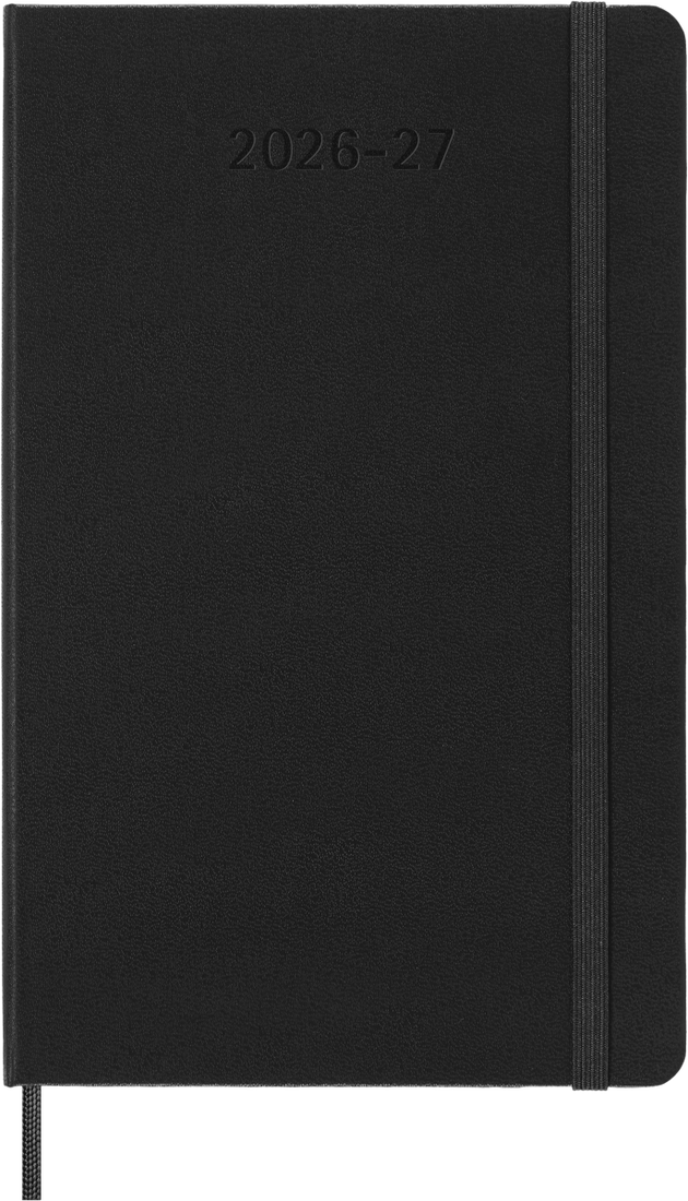 Imagem do produto  Moleskine Agenda 18 Meses 2026-2027 Semanal Horizontal Capa Dura Bolso Preta