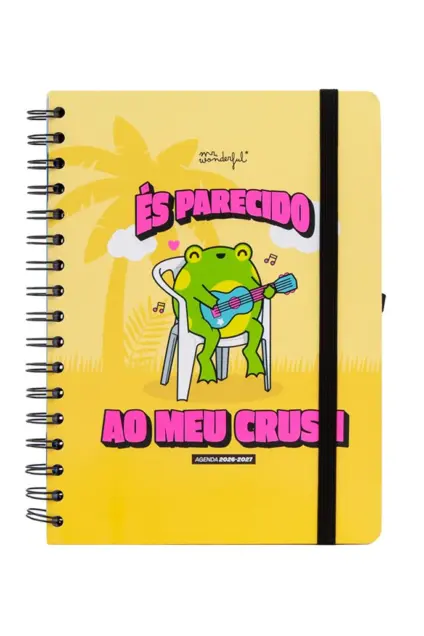 Imagem do produto  Mr. Wonderful Agenda Semanal 2026/2027 - És parecido ao Meu Crush