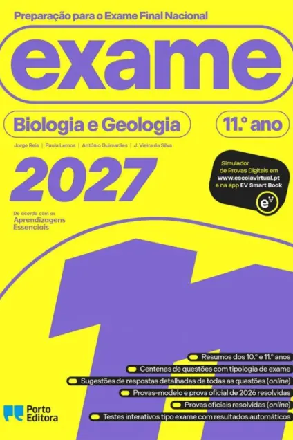 Imagem do produto  Preparação para o Exame Final Nacional 2027 - Biologia e Geologia 11º Ano