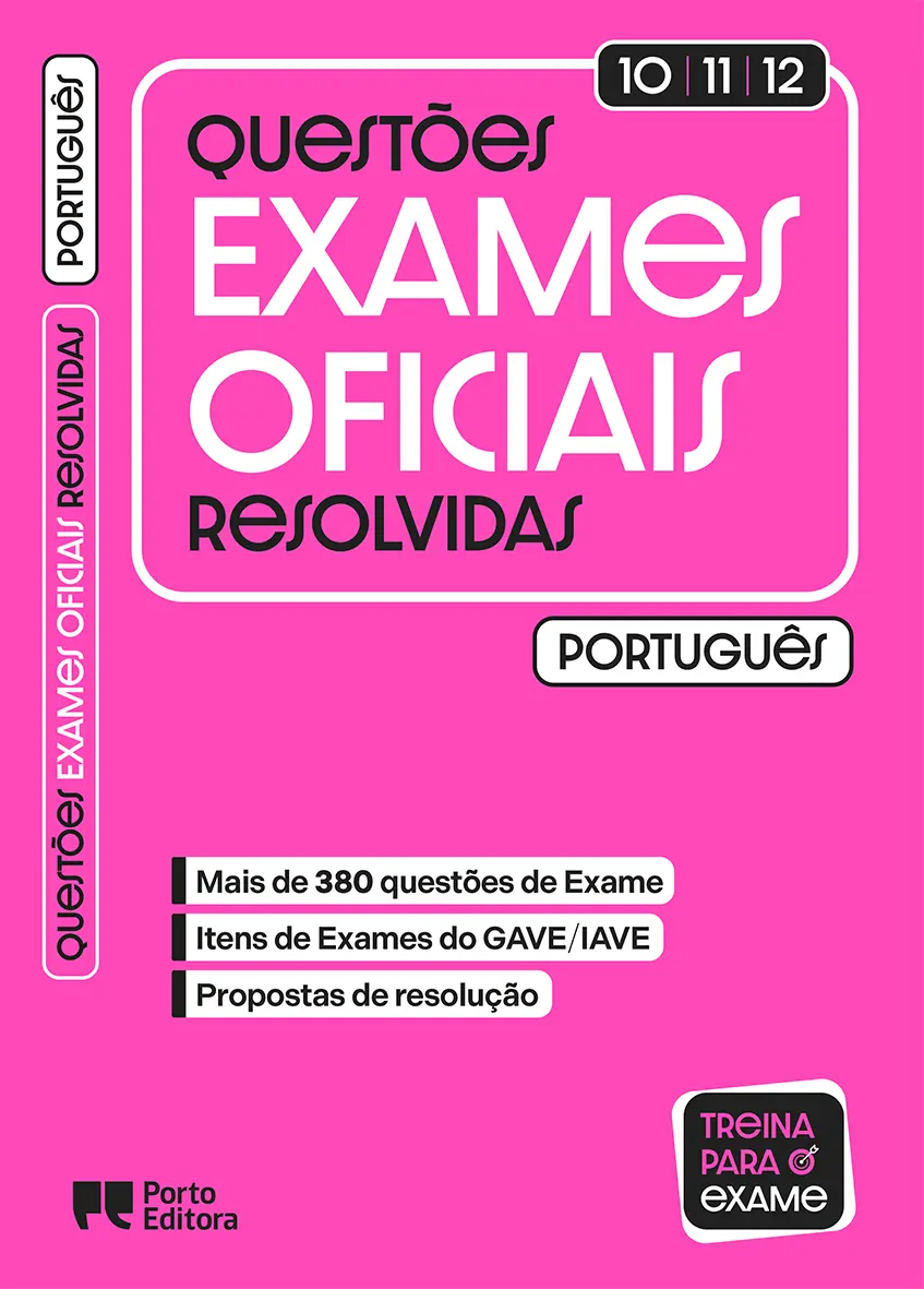 Imagem do produto  Questões de Exames Oficiais Resolvidas Português 10º/11º/12º anos