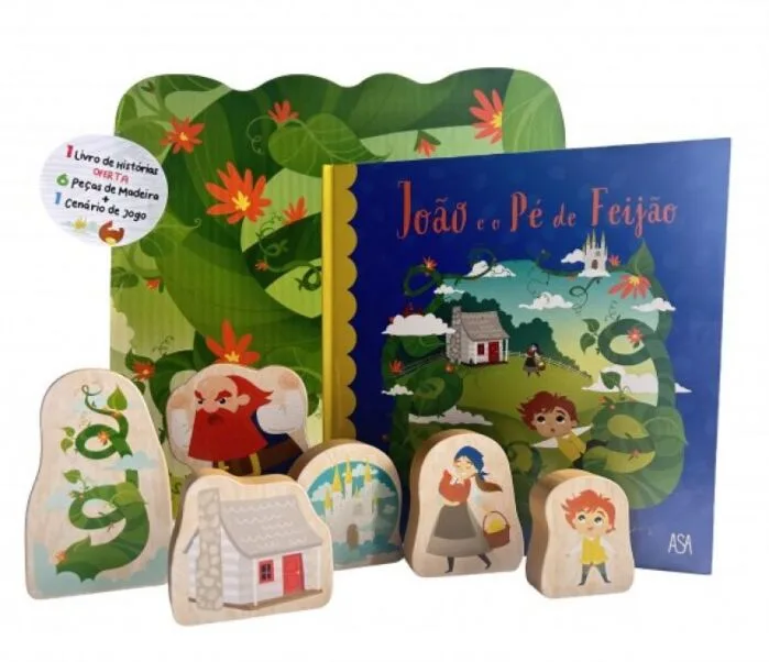 Imagem do produto  João e o Pé de Feijão - Livro de Histórias - Aldeia de Madeira