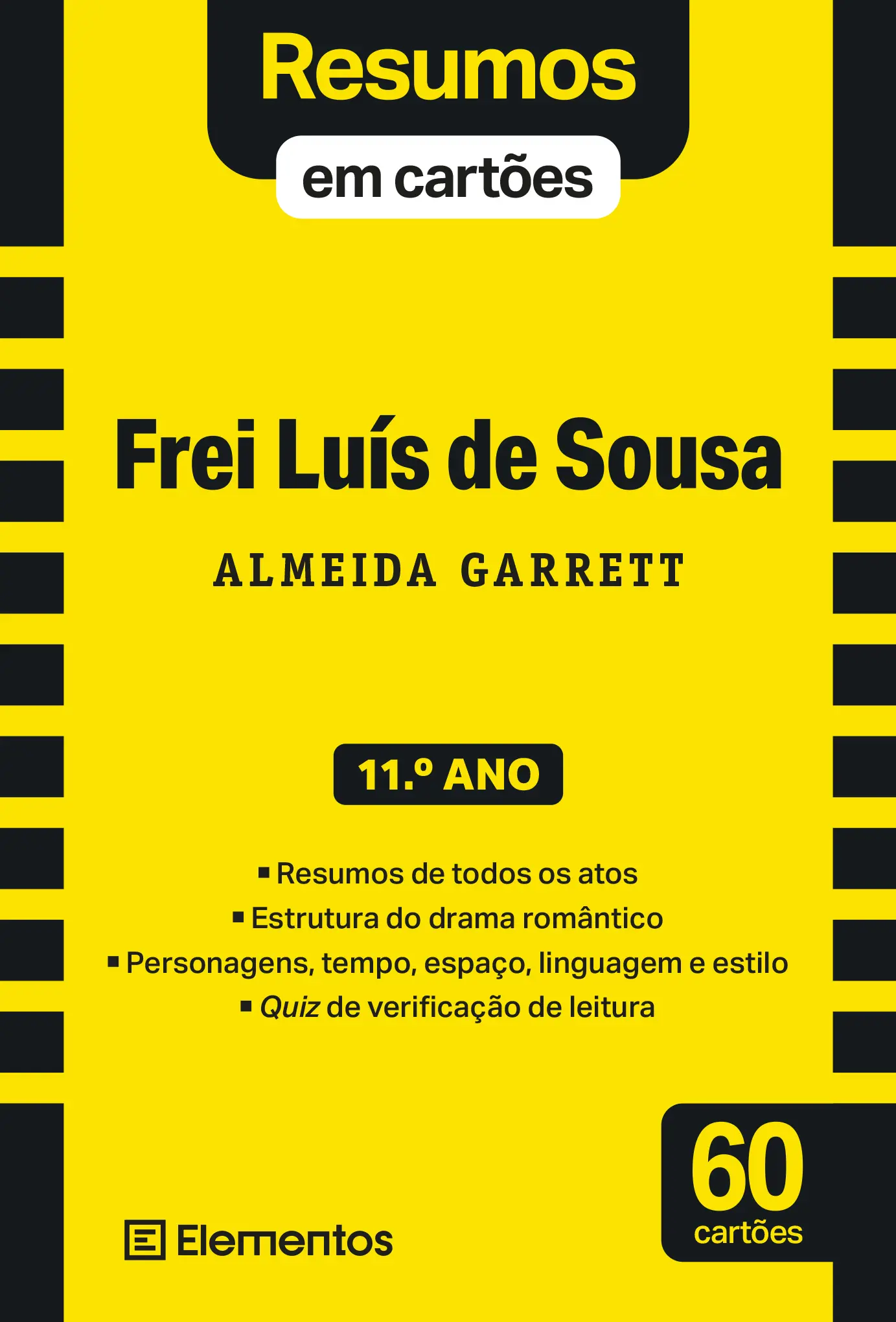 Imagem do produto  Resumos em Cartões Frei Luís de Sousa - Almeida Garrett 11º ano