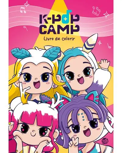 Imagem do produto  K-Pop Camp - Livro de Colorir