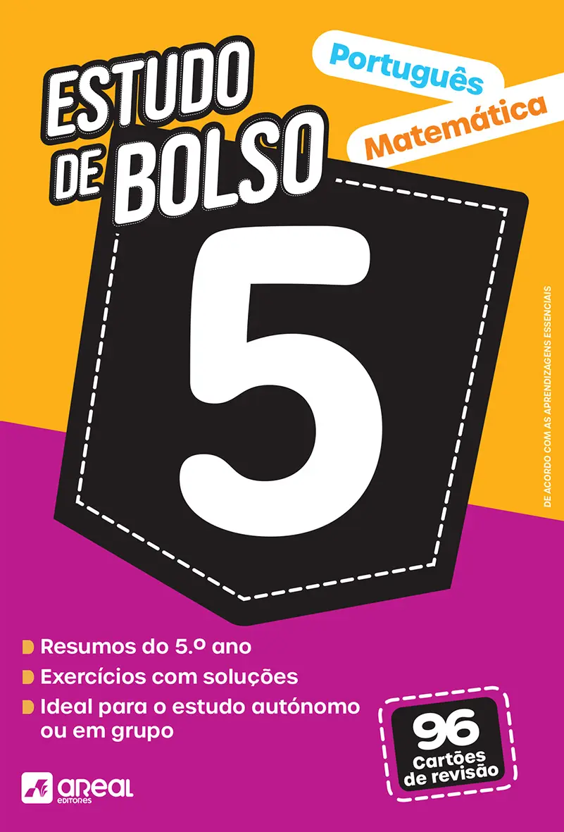 Imagem do produto  Estudo de Bolso Português e Matemática 5º Ano