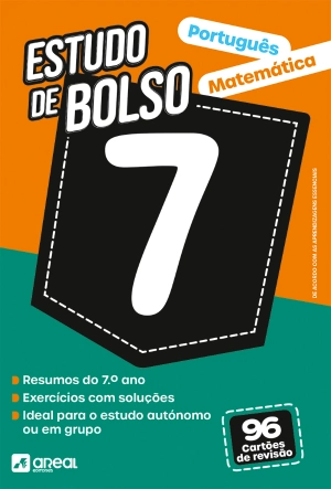 Imagem do produto  Estudo de Bolso Português e Matemática 7º Ano