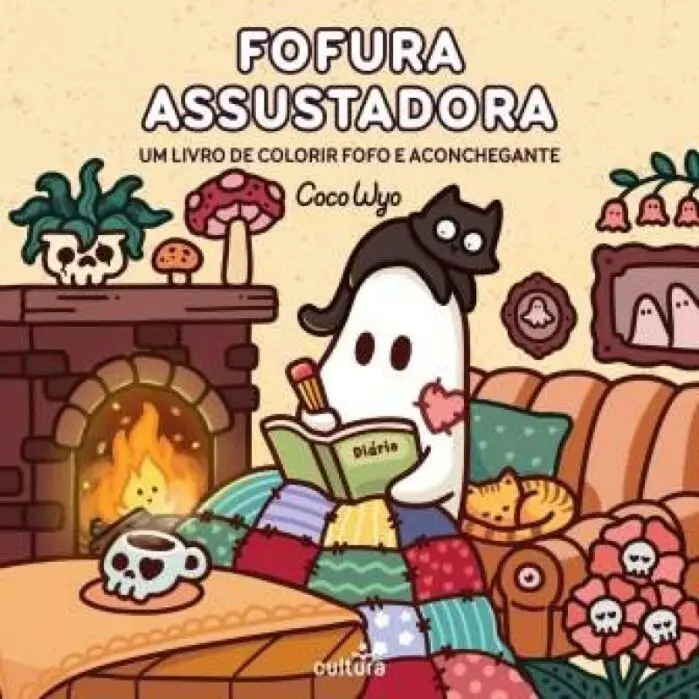 Imagem do produto  Fofura Assustadora - Um livro de Colorir