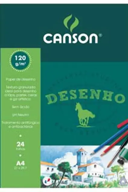 Imagem do produto  Canson Bloco de Desenho Student A4 120g 24 folhas